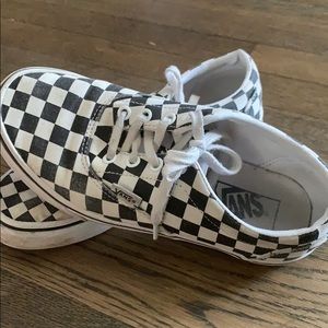 checkered vans!